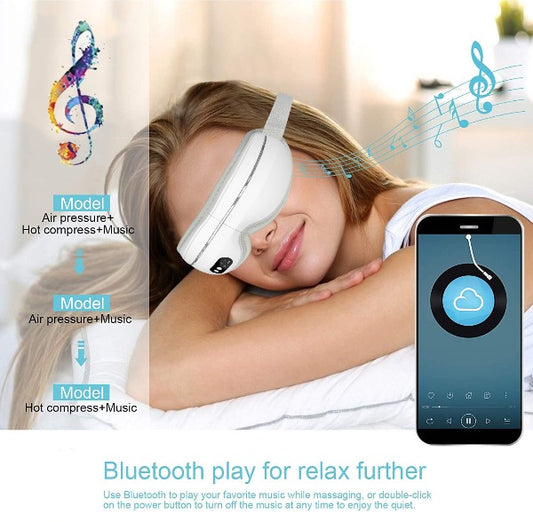OPHAMAX Heated Eye Massager with Bluetooth Music for Migraine Eye Care