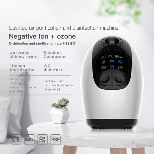 OPHAMAX Desktop Dual Mode Ozone Disinfection and Ionic Air purifier